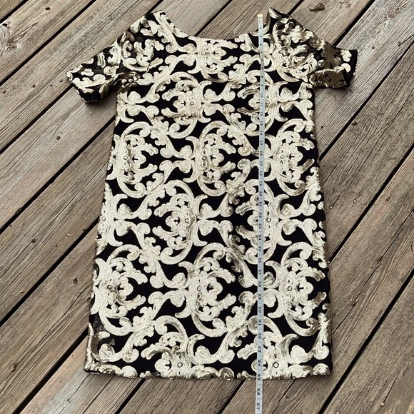 NWT The Limited sequin art-deco sheath dress 6 - Picture 11 of 12